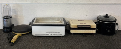 Nesco Roaster Oven, Magic Bullet, Belgian Waffle Maker, & More!