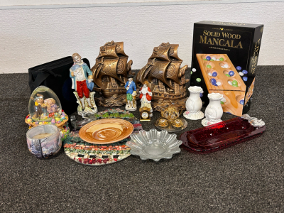 Easter Home Decor, Mancala Game, Small Glass Trays and More