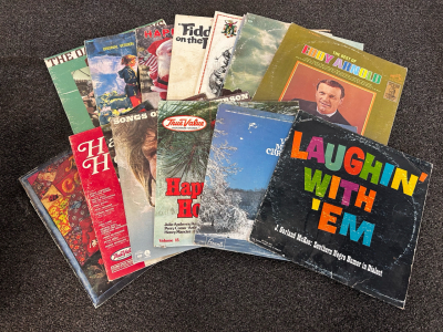 Variety of Vinyl Records