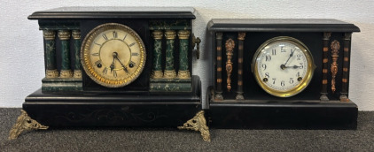 (2) Beautiful Antique Clocks