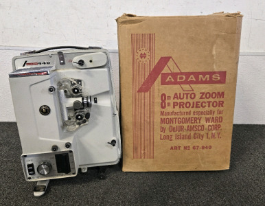 Vintage Adams 8mm Auto Zoom Projector