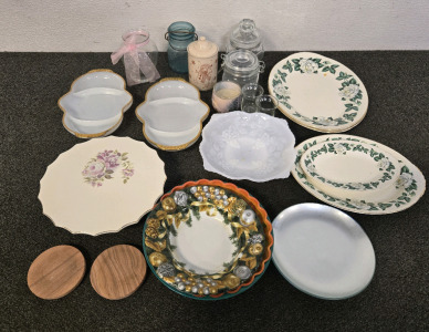 Glass Plates, Decorative Bowls, & More
