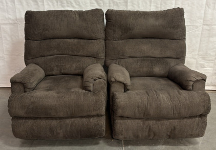 (2) Matching Grey Recliners
