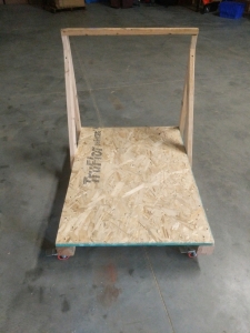 Wooden Rolling Cart 48x34
