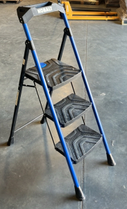 Kobalt 3 Step Steel Foldable Step Stool