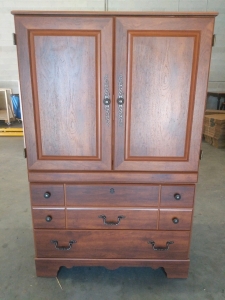 Entertainment Center Medium Stain 60x39x21