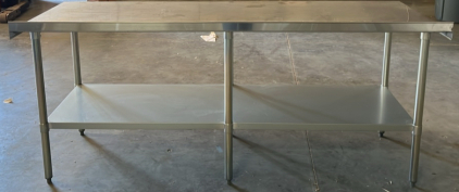 Falcon Stainless Steel Prep Table Model: WT-3084-BS 30&rdquo;x7&rsquo;x35&rdquo;