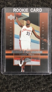 Ungraded Lebron James Rookie Card