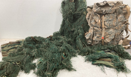 US Military ACU MOLLE II Large Ruck Sack - Ghillie Suit!!!