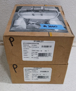 (2) Stanley Privacy Door Handles - Model QTL240M626SA478S