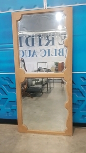 Wooden Frame Large 2 Pane Mirror