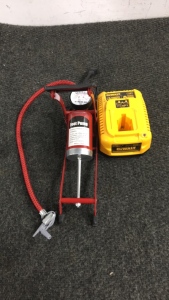 Dewalt Fast Charger, Foot Air Pump