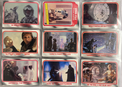 Star Wars &ldquo;Empire Strikes Back&rdquo; Card Collection Of 81 Cards In Binder