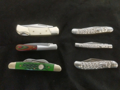 6) Knives! Frost Cutlery! Imperial! Small Folders-Pocket Knives