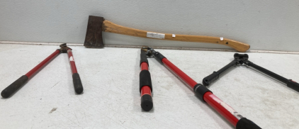 (1) Wood Axe - (3) Trimmers/Cutters