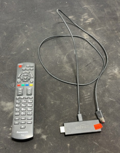 (1) Amazon Firestick (1) Panasonic Remote