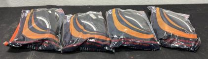 (4) Drip Fitness Premium Quality 7mm Knee Sleeve & 18&rdquo; Wrist Wraps - Size Large