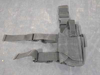 Tactical Universal Adjustable Drop Leg Holster w/ Single Magazine Storage 8&frac34;" x 4&frac12;"