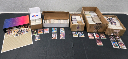 Collection of Assorted Sports Cards, Basketball & Baseball from Late '80s-Early '90s & Modern Hockey Cards, Reggie Miller, Gary Payton, Roger Clemens, Lou Whitaker, John Paxson, Brady Tkachuk, Joe Pavelski, & Many More! (1500+ Cards in Collection)