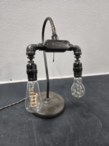 Eclectic Lamp Made From Industrial Electrical Parts - 17"H x 8&frac12;"W