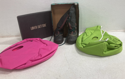 (2) Travel Bags - (1) Pair of Travel Boots!