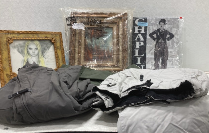 (3) Pair Mens S Snow Pants - (3) Vintage Pictures