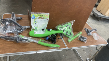 (1) Brand New Steam Mop - (2) Foldable Tables