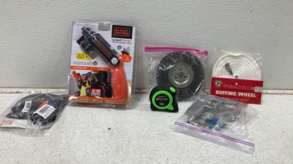 Electric ScrewDriver - Buff & Polish Tools - 16 Ft Measuring Tape & More!