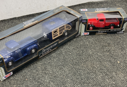 (2) Motor Max 1/24th Scale Trucks In Box