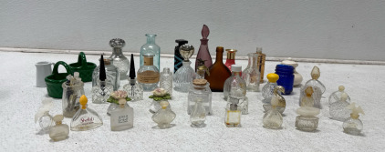 Assorted Miniature Vintage Perfume Bottles