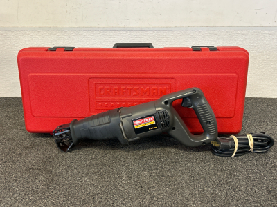 Craftsman 6.5 Amp Reciprocating Saw With Red Case