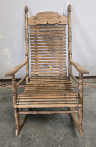 Antique Wood Rocking Chair
