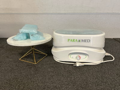 Para Med Paraffin Foot Spa Machine And Small Decorative Stand