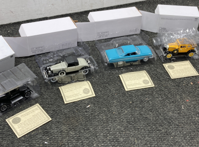 (4) General Motors New Ray Toys Collectible Cars