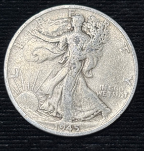 1945 Walking Liberty Half Dollar