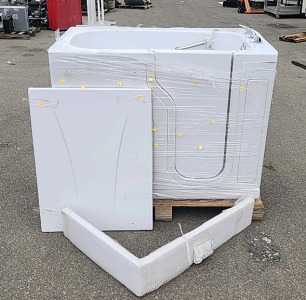 Walk in Sit Down Shower Tub 3'4"T x 4'4" L x 2'6" W
