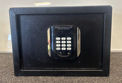 Black Digital Safe For Valubles