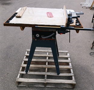 (1) Sears Craftsman 10" Table Saw - 3HP Belt Drive