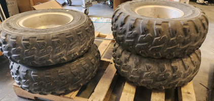 (4) GoodYear Rawhide MT/R Tires
