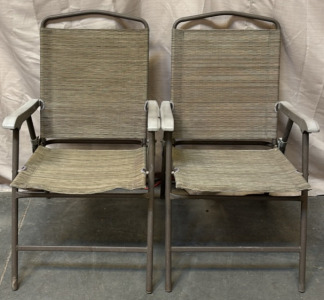 (2) Matching Lawn Chairs
