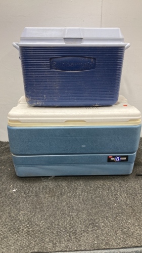 (2) Large Coolers