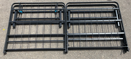 (2) Black Twin Bed Frames