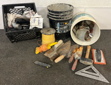 Parts & Tools Including Masonry Trowels & Other Small Construction Parts & Tools, Pipe Fittings, Sprinkler Parts & More