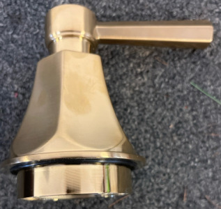Signature Hardware Elita-Pressure Balance Shower Valve Trim Handle Lever - Brushed Gold