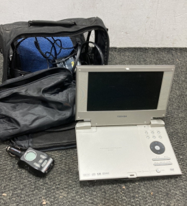 Toshiba Portable DVD Player With Case And Accessories