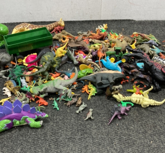 Huge Lot Of Dinosaur Toys And More