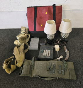 Maxon SMP-4000 Programmer, (2) Lamps, Tow Straps, Red Cooler Bag & More
