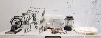 Bike Decor, Metal Filer, Cords, And More.