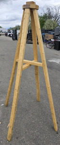 Wood Windmill Stand (No Windmill) - 73"H x 44"W