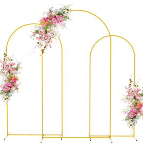 Hello Gorgeous LED Neon Sign Art Wall Lights, (2) Wokceer Wedding Arch Backdrop Stand